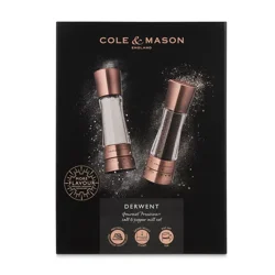 Cole & Mason Derwent Salt & Pepper Mill Set, Copper