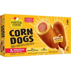 Foster Farms Chicken Corn Dogs, 2.67 oz., 1 lb. Box