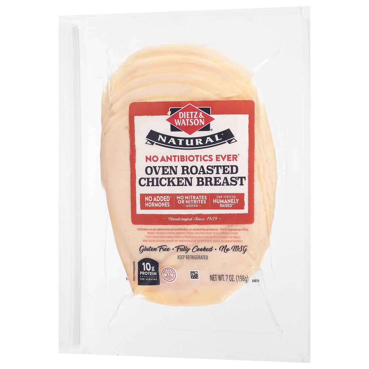 slide 7 of 13, Dietz & Watson Oven Roasted Chicken Breast, 7 oz