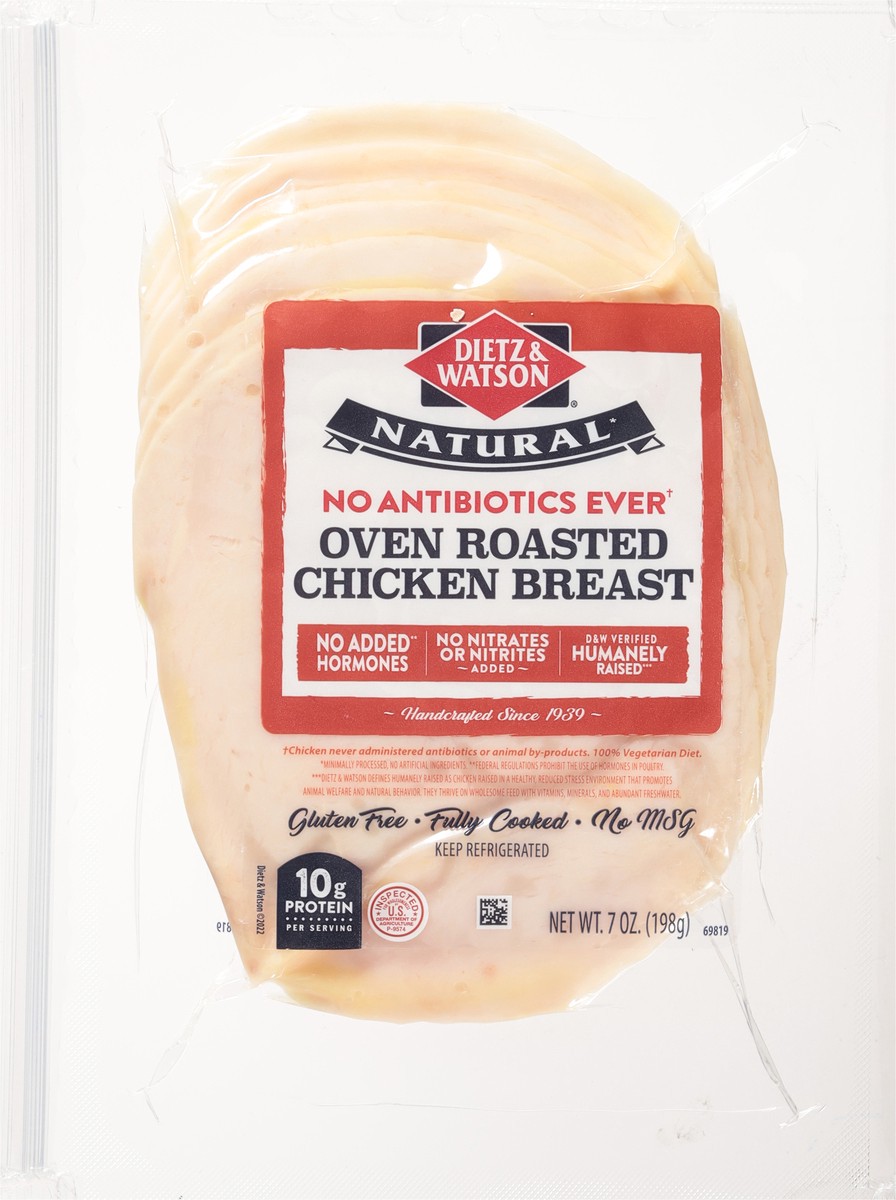 slide 6 of 13, Dietz & Watson Oven Roasted Chicken Breast, 7 oz