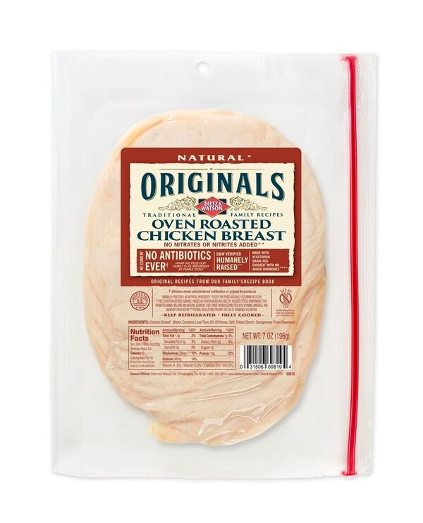 slide 1 of 1, Dietz & Watson Originals - Organic Chicken Breast, 7 oz