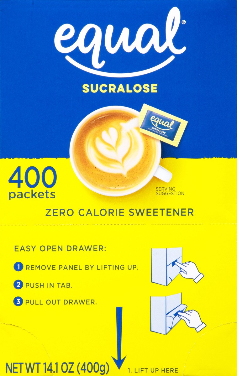 slide 3 of 14, Equal Zero Calorie 400 Pack Sucralose Sweetener 400 ea, 400 ct