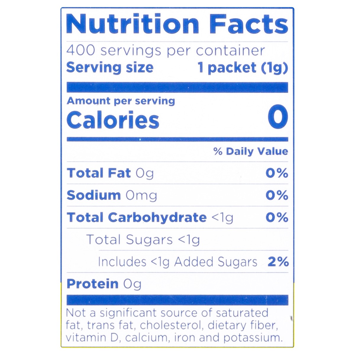 slide 11 of 14, Equal Zero Calorie 400 Pack Sucralose Sweetener 400 ea, 400 ct