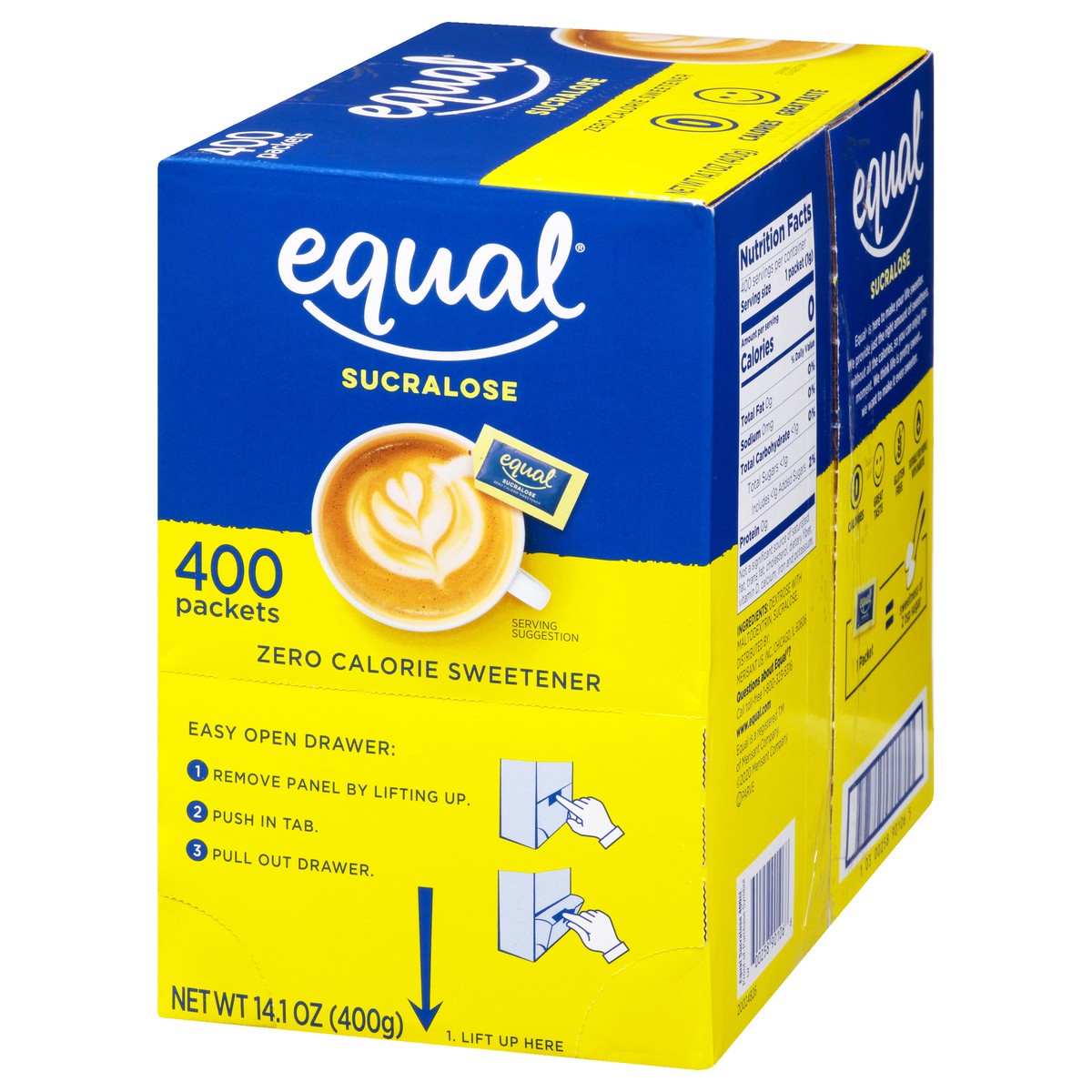 slide 6 of 14, Equal Zero Calorie 400 Pack Sucralose Sweetener 400 ea, 400 ct