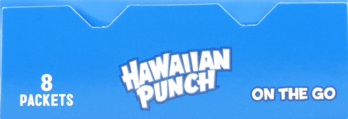 slide 9 of 9, Hawaiian Punch Sugar Free On The Go Berry Blue Typhoon Drink Mix Packets 8 ea, 8 ct