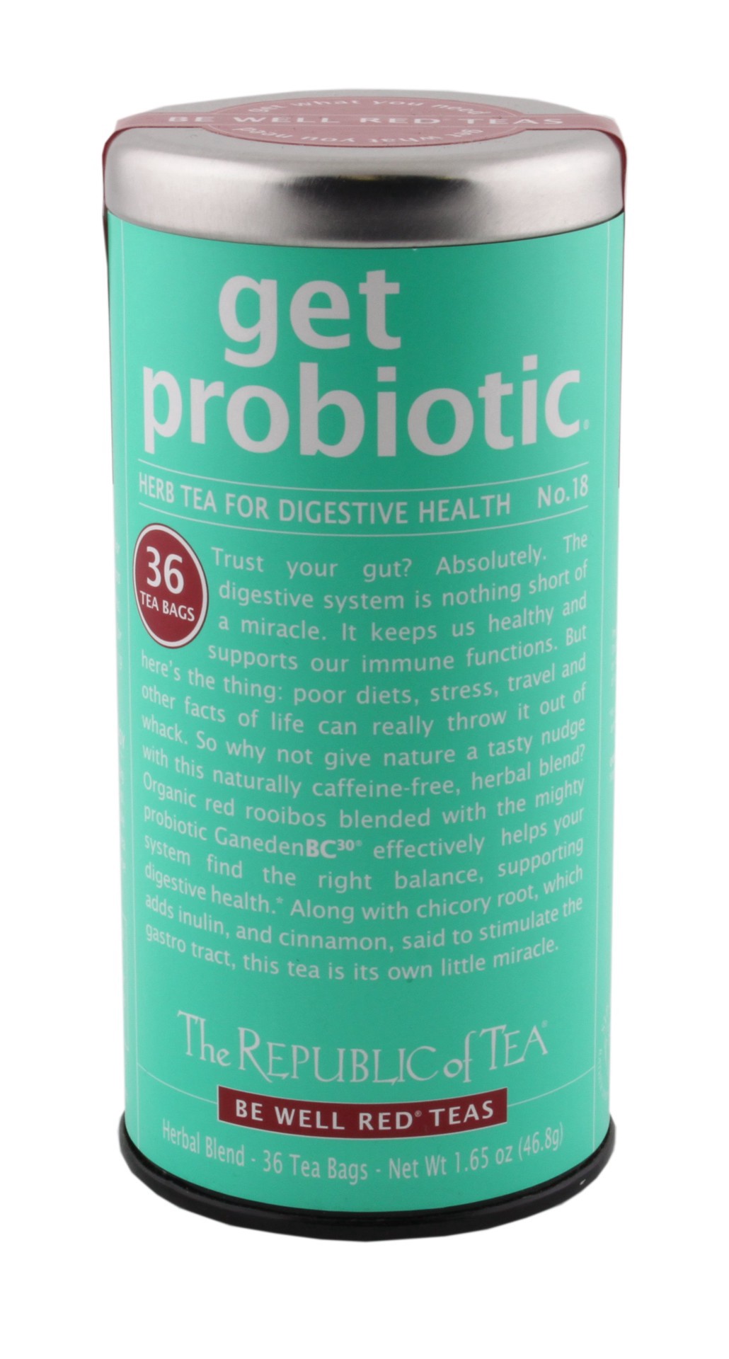 slide 1 of 1, The Republic of Tea Get Probiotic Tea - 36 ct, 36 ct