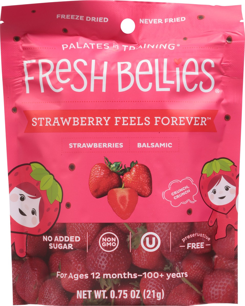 slide 6 of 9, Fresh Bellies Toddler Snack, Strawberry & Balsamic, 0.75 oz