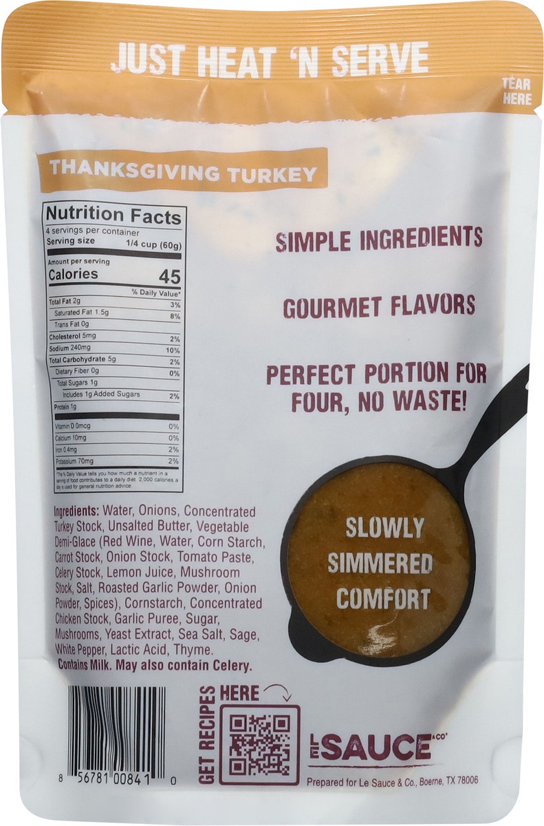 slide 9 of 14, Le Sauce & Co Gourmet Thanksgiving Turkey Gravy 8.8 oz, 8.8 oz
