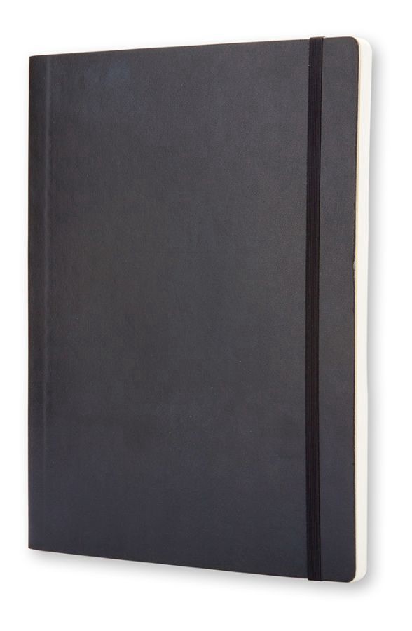 slide 4 of 6, Moleskine Classic Soft Cover Notebook, Square Ruled, Black, 96 ct; 7 1/2 in x 10 in