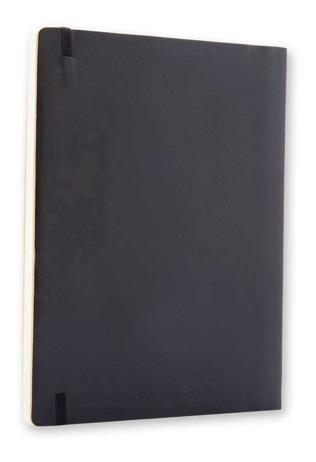 slide 3 of 6, Moleskine Classic Soft Cover Notebook, Square Ruled, Black, 96 ct; 7 1/2 in x 10 in