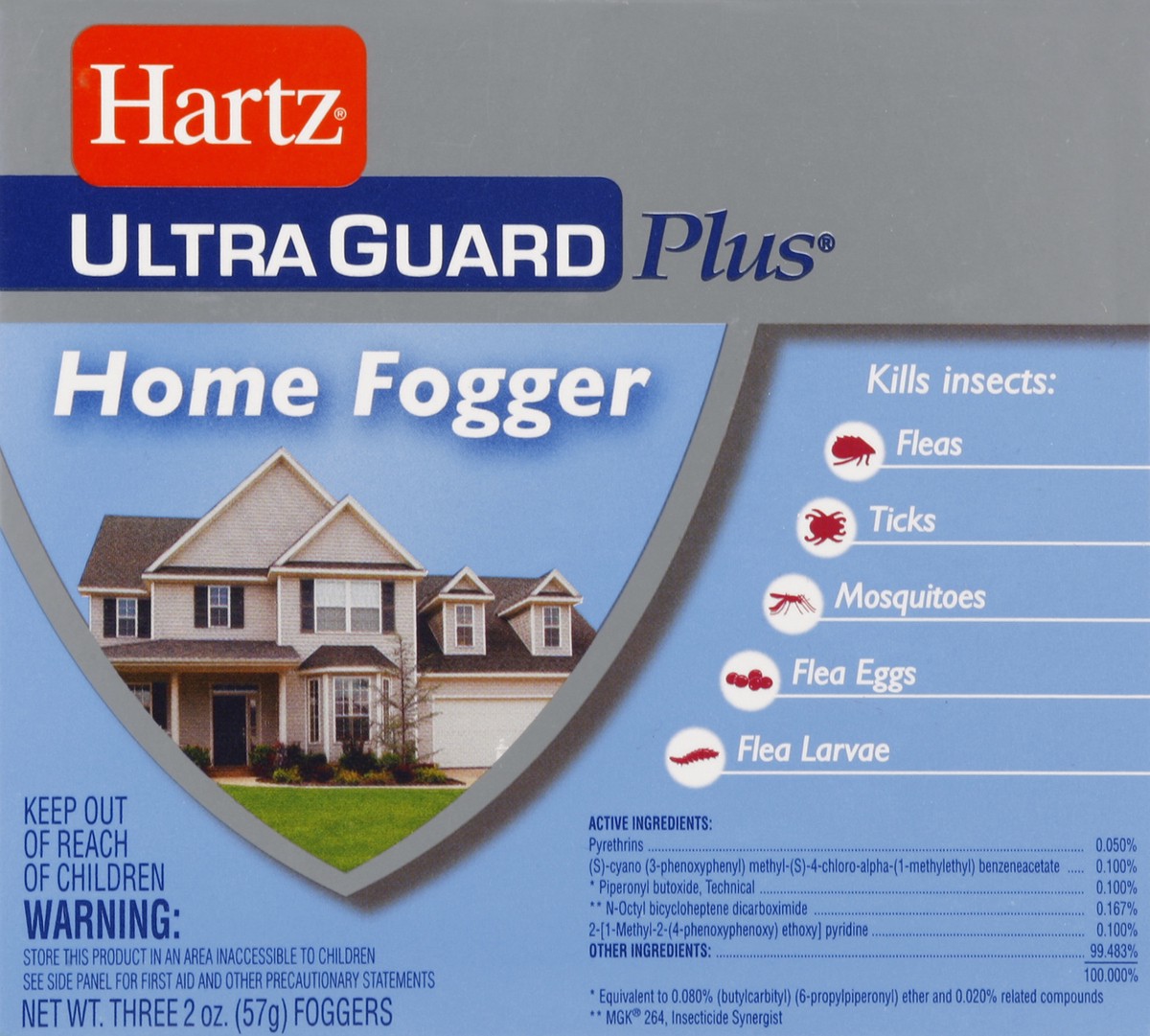 slide 3 of 4, Hartz Flea & Tick Home Fogger 3Pk, 3 ct