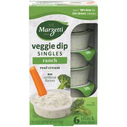 Marzetti Ranch Veggie Dip Singles 6-1.5 oz. Cups
