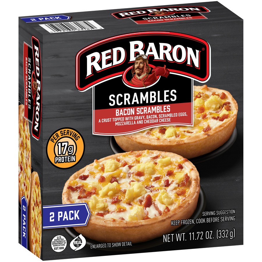 slide 2 of 8, Red Baron Bacon Scrambles, 11.72 oz