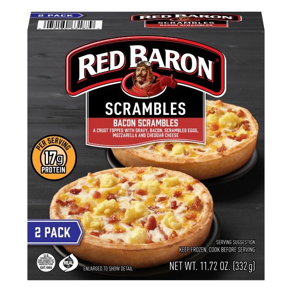 slide 1 of 8, Red Baron Bacon Scrambles, 11.72 oz