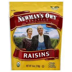 Newman's Own Organics Raisins 6 oz