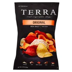 Terra Original Sea Salt Real Vegetable Chips 6.8 oz. Bag