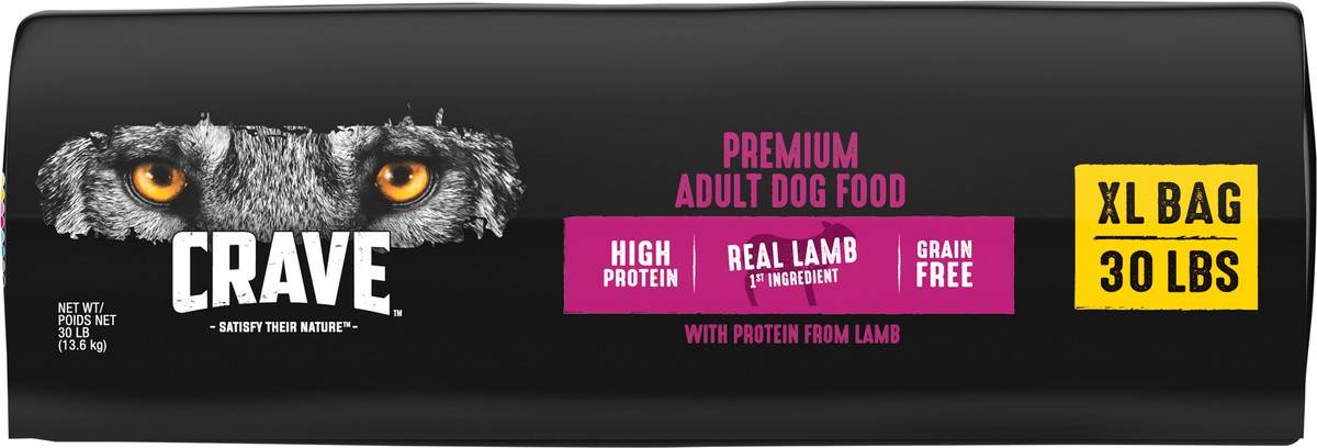 slide 3 of 10, CRAVE XL Premium Adult Dog Food XL 30 lb, 30 lb