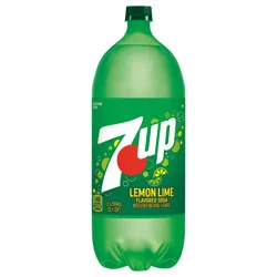 7UP Lemon Lime Soda, 2 L bottle
