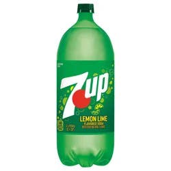 7UP Lemon Lime Soda, 2 L bottle
