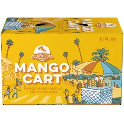 Golden Road Mango Cart Wheat Ale 6 Pack 12 fl oz Cans