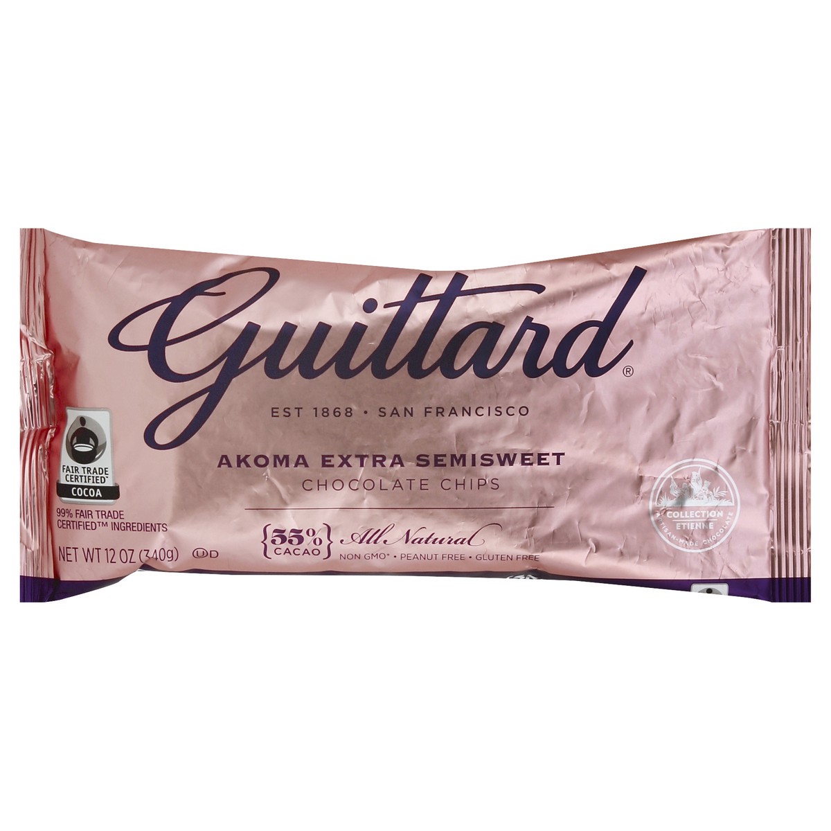 slide 3 of 5, Guittard Chocolate Chips 12 oz, 12 oz