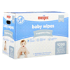 slide 2 of 29, Meijer Baby Wipes, Fragrance Free, 1200 ct