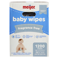 slide 11 of 29, Meijer Baby Wipes, Fragrance Free, 1200 ct