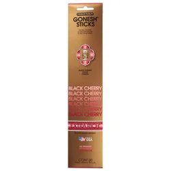 Gonesh Incense Extra Rich Black Cherry Incense Sticks - 20 ea