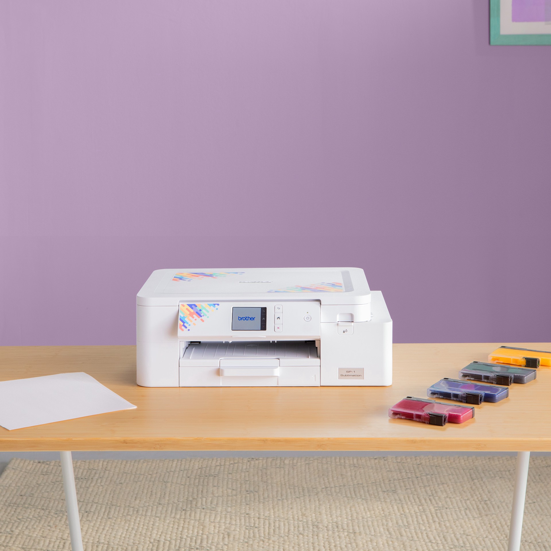 slide 10 of 13, Brother Sp1 Sublimation Printer, 3.5 in x 6.2 in