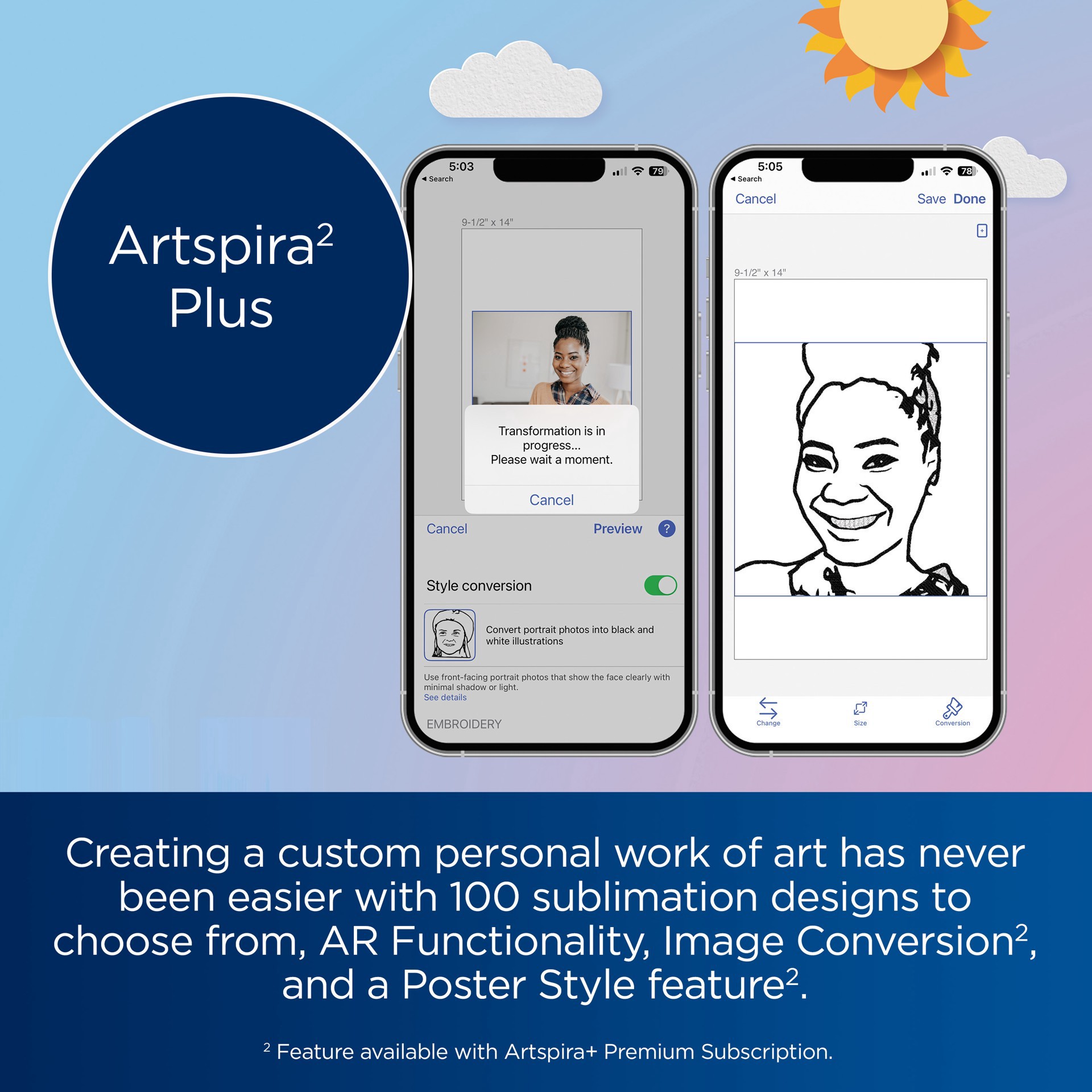 slide 11 of 13, Brother Sp1 Sublimation Printer, 3.5 in x 6.2 in