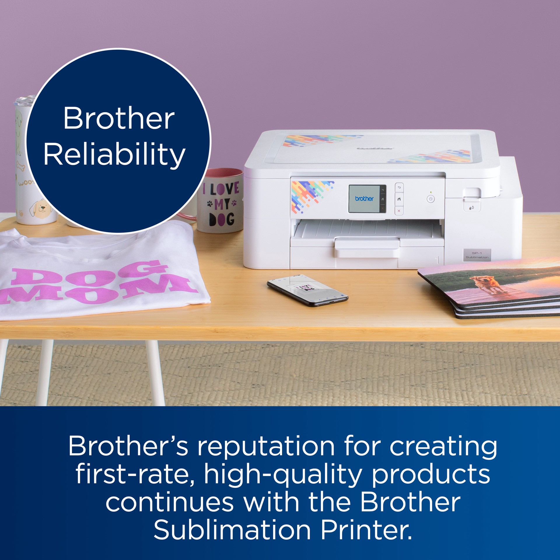 slide 4 of 13, Brother Sp1 Sublimation Printer, 3.5 in x 6.2 in