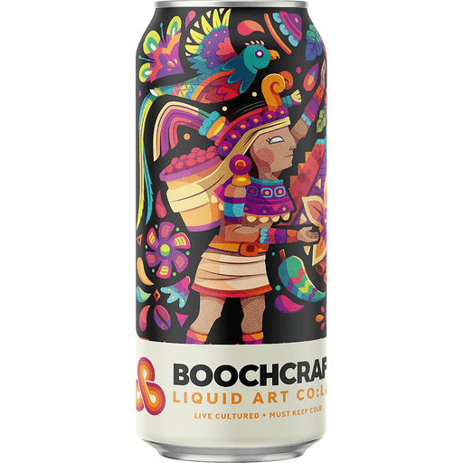 slide 1 of 1, Boochcraft Kombucha Liquid Art Series - Mayan Spiced Coffee, 16 fl oz