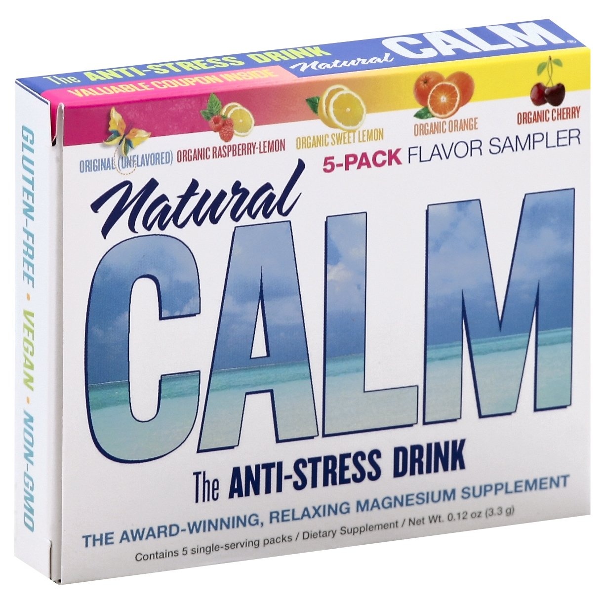 slide 1 of 1, Natural Vitality Calm 5 Flavor Sampler, 5 ct