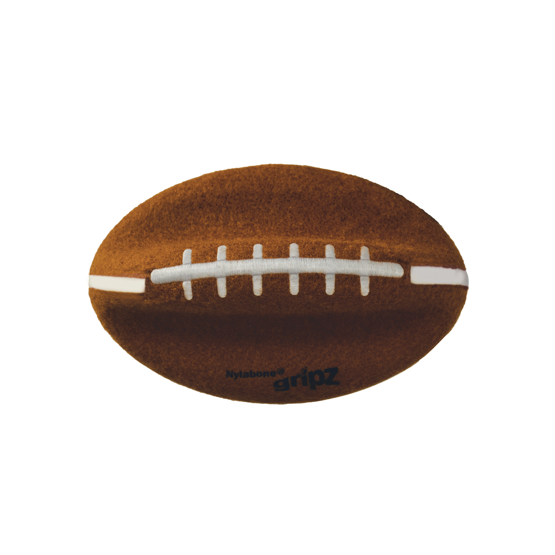 slide 2 of 10, Nylabone Power Play Dog Football Gripz Medium/Wolf - Up to 35 lbs. 5.5 Inch (1 Count), 1 ct