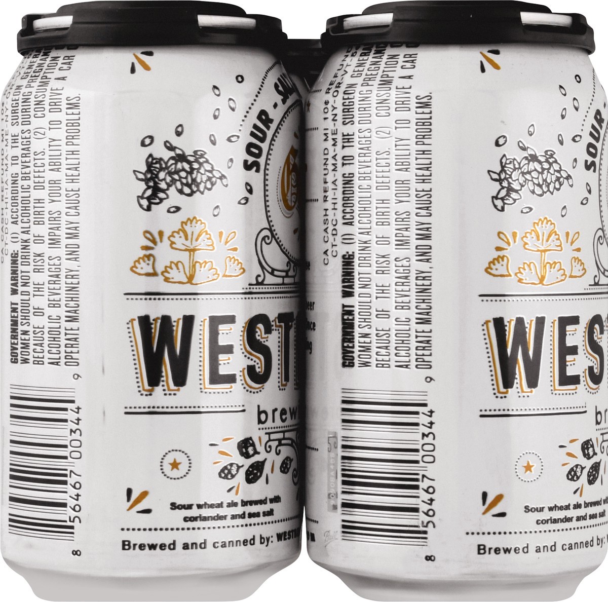 slide 10 of 10, Westbrook Brewing Gose Beer 6 - 12 fl oz Cans, 6 ct; 12 fl oz