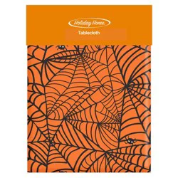 Holiday Home Spiderweb Vinyl Tablecloth