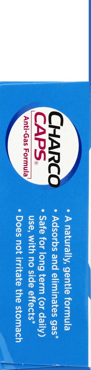 slide 5 of 6, CHARCOCAPS Charco Caps Anti-Gas Formula Activtd Charcoal 260Mg Capsules, 36 ct