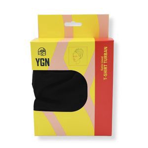 slide 1 of 1, Ultra/Standard Distributors You Go Natural Infinite Turban Wrap, Black, 1 ct