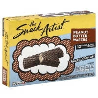 slide 1 of 1, The Snack Artist Peanut Butter Wafer, 12 oz