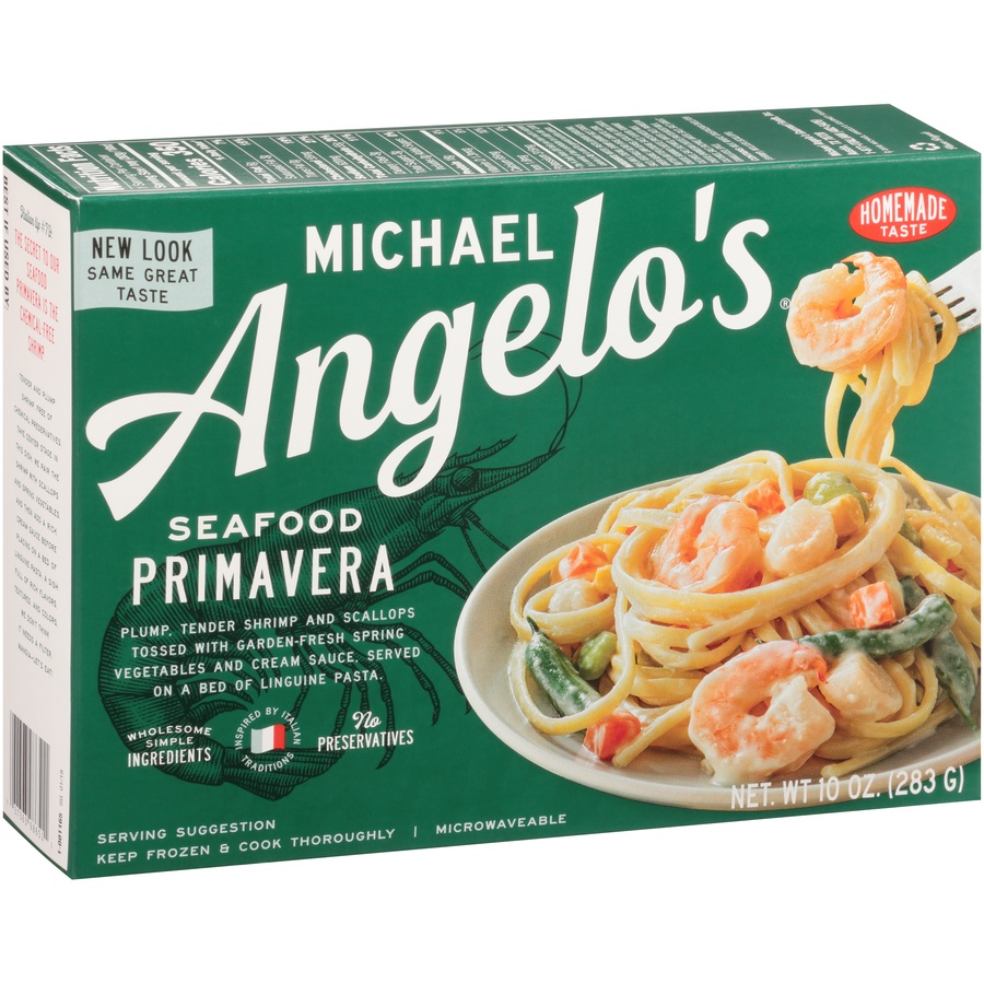 slide 2 of 8, Michael Angelo's Seafood Primavera, 10 oz