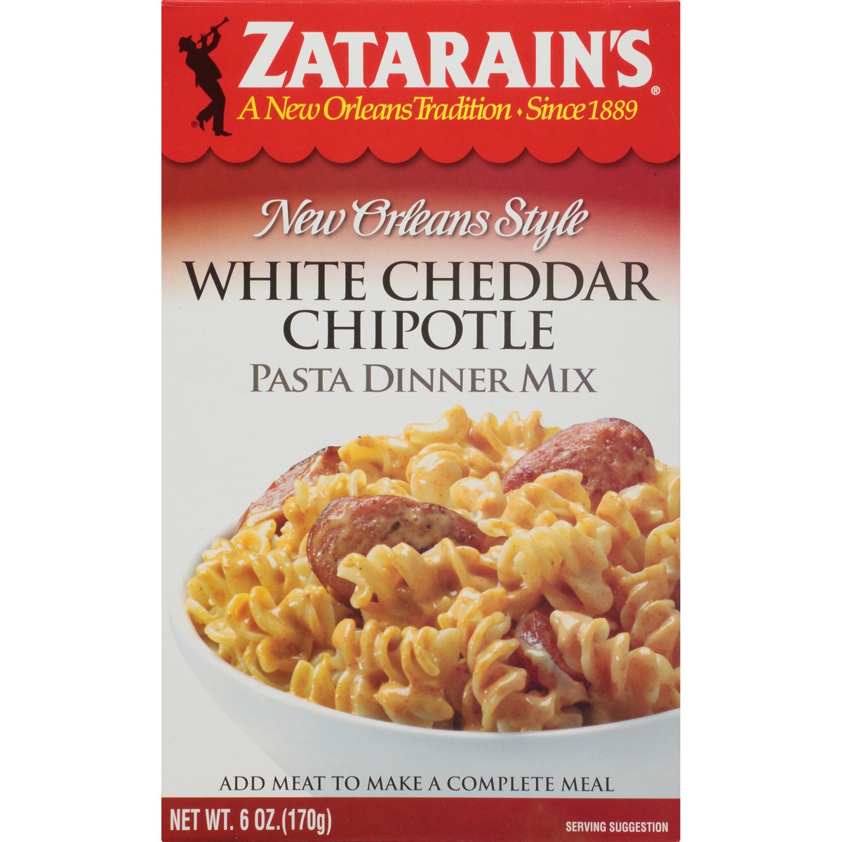 slide 1 of 4, Zatarain's White Cheddar Chipotle Pasta, 6 oz, 6 oz