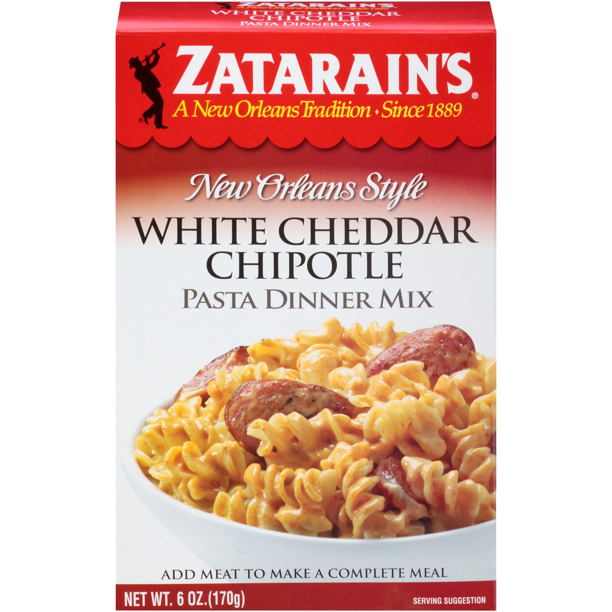 slide 1 of 4, Zatarain's White Cheddar Chipotle Pasta, 6 oz, 6 oz