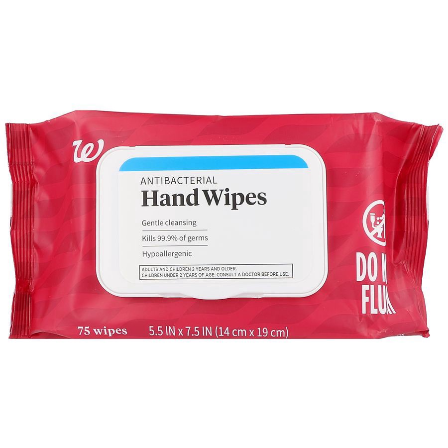 slide 1 of 5, Walgreens Antibacterial Hand Wipes, 75 ct