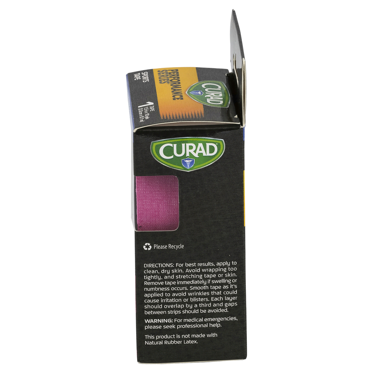 slide 3 of 4, Curad Performance Series Sports Tape, Pink, 1.5 in x 10 yds, 1 ct