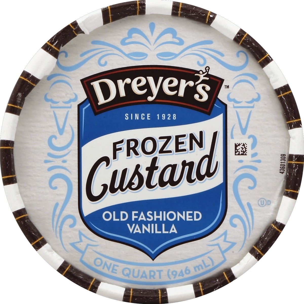 slide 2 of 3, Edy's Frozen Custard Old Fashioned Vanilla Tub, 1 qt