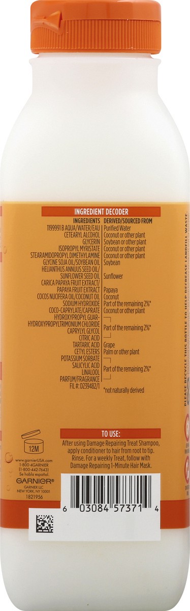 slide 9 of 12, Garnier Damage Repairing Papaya Extract Treat Conditioner 11.8 oz, 11.8 fl oz