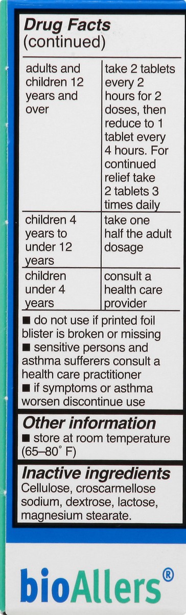 slide 10 of 10, bioAllers Allergy Treatment 60 ea, 60 ct