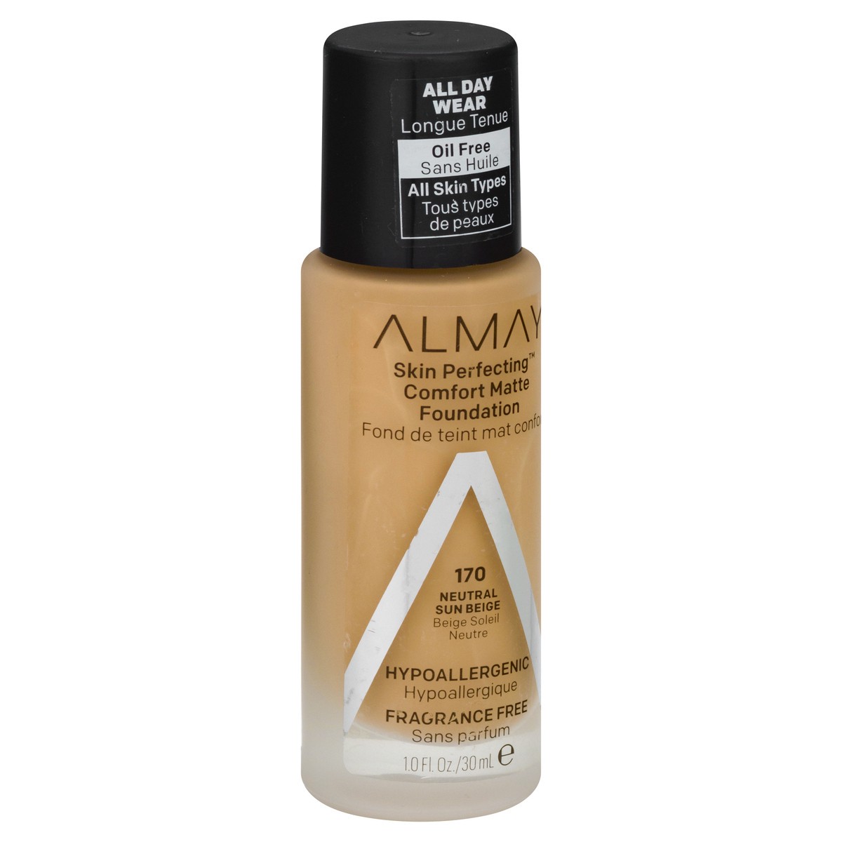 slide 2 of 9, Almay Skin Perfecting Foundation Comfort Matte Neutral Sun Beige - 1 Oz, 1 fl oz