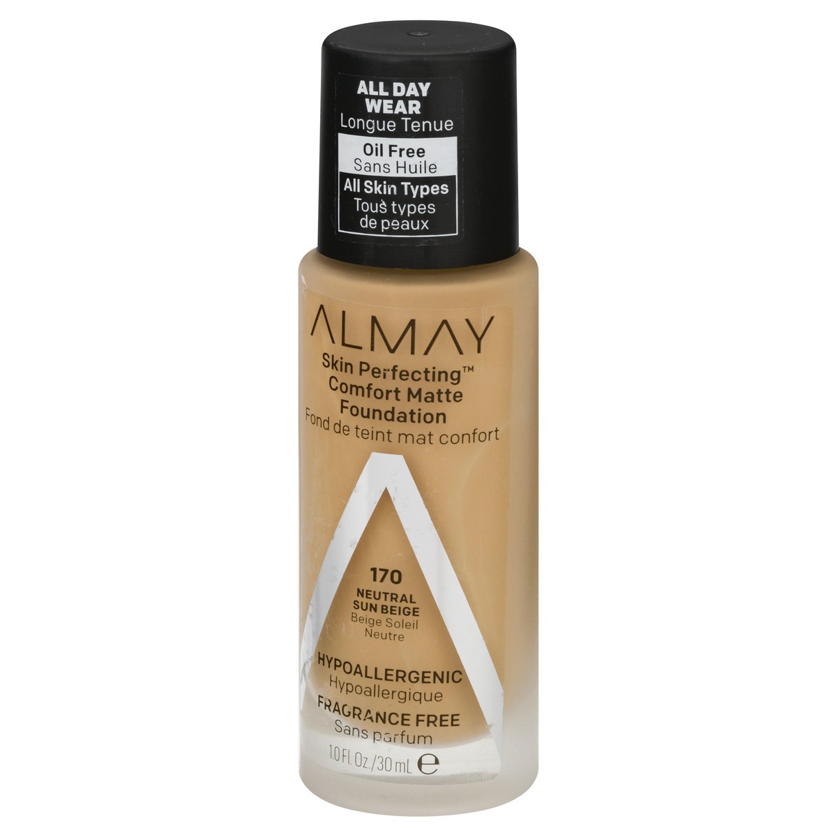 slide 3 of 9, Almay Skin Perfecting Foundation Comfort Matte Neutral Sun Beige - 1 Oz, 1 fl oz