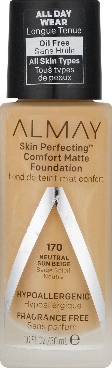 slide 6 of 9, Almay Skin Perfecting Foundation Comfort Matte Neutral Sun Beige - 1 Oz, 1 fl oz